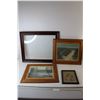 Image 1 : (4) Assorted Picture Frames