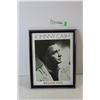 Image 1 : Johnny Cash Picture in Frame - Not Authenticated