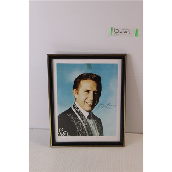 Buck Owens Picture in Frame - Not Authenticated