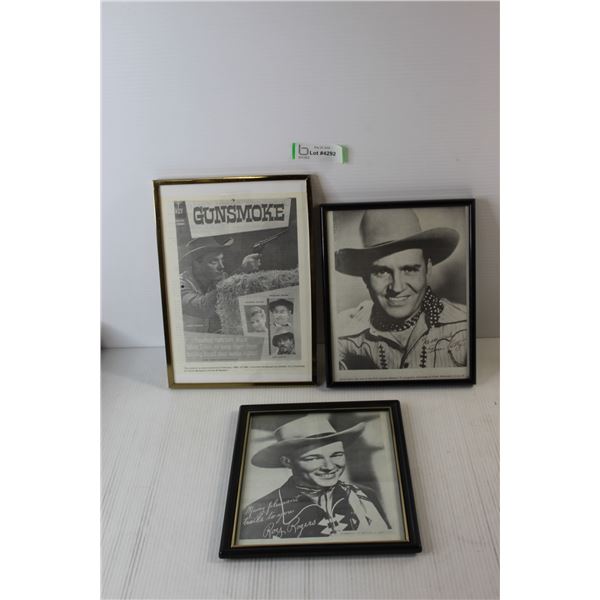 Roy Rogers, Gene Autry, Gunsmoke Prints