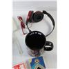 Image 3 : Headphones, The Beatles Coffee Mug, (4) Decks Playing Carss, Misc.