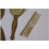 Image 2 : Vintage Ladies Vanity Set (Mirror, Brush, Comb) - As Is