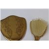 Image 3 : Vintage Ladies Vanity Set (Mirror, Brush, Comb) - As Is