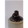 Image 3 : Brown Top Crock Jug - 13"x7" - Has Chip On Bottom as Pictured