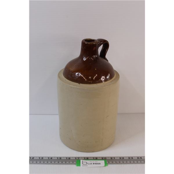 Brown Top Crock Jug - 12"x7"