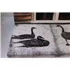 Image 3 : (2) Canadian Goose Print on Canvas (12"x12"), Deer in House Print on Canvas (24"x18")