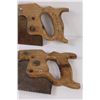 Image 2 : (2) Vintage 26" Wood Hand Saws, Vintage Wood Level