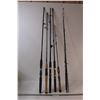 Image 1 : (5) Fishing Rods - No Reels (Various Sizes) - As Is