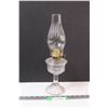 Image 1 : Lomax Clear Glass Kerosene Lamp - No 1 Style - 15" Tall w/Shade on