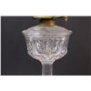 Image 3 : Lomax Clear Glass Kerosene Lamp - No 1 Style - 15" Tall w/Shade on