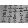 Image 4 : (2) Converse County Cowbells Family Cattle Brand Napkins