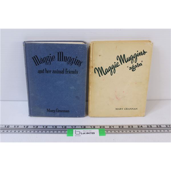 Vintage Collectable "Maggie Muggins" Hardcover Books by Mary Grannan