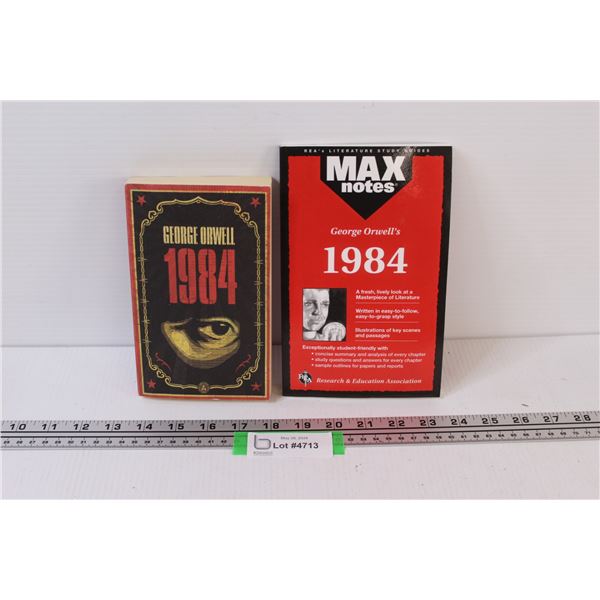 (2) Books: George Orwell's 1984 Novel & "Max Notes"