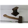 Image 1 : Blacksmith Hammer - 5 1/2" of Track Rail