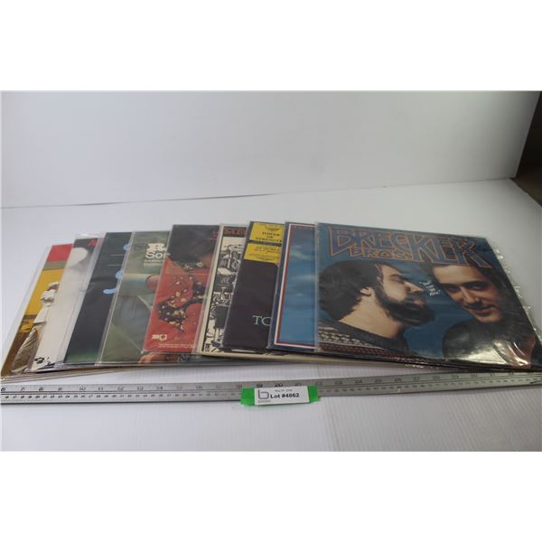 (10) Vinyl Records - Doug Kershaw - The Mission - The Brecker Brothers - Ray Coniiff - Keith Copelan
