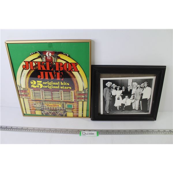 Framed Jukebox Jive Album Cover - Vintage Photograph