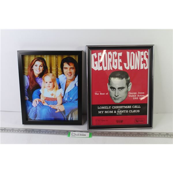 Elvis Family Picture - George Jones 38th Birthday Grad ole Opry