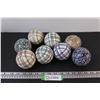 Image 1 : (8) Antique Carpet Balls - Unauthenticated