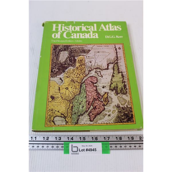 Book: Historical Atlas of Canada