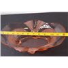 Image 2 : Pink Glass Serving Bowl - 12" long