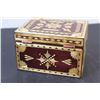 Image 4 : Wood Inlay Box - 5"x3"x4"