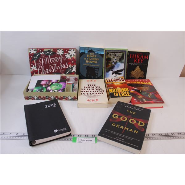 (7) Books: The Hiram Key, Nothing to Lose, Misc.: Daily Planner, Christmas Cards