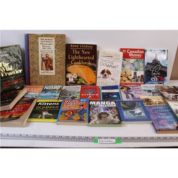 (22) Books: Cookbook, Family, Kittens, Manga, History, Misc.