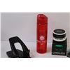 Image 2 : (2) Hole Punches, Water Bottle, Mini Desk Vacuum