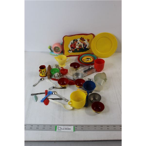 Assorted Toys & Play Dishes