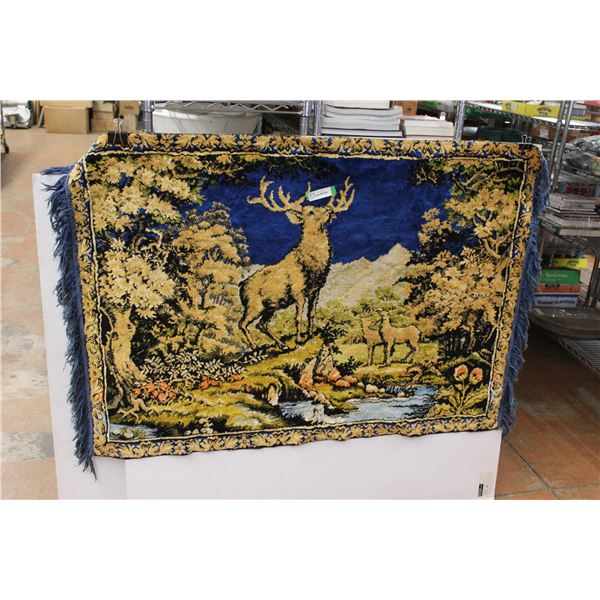 Deer Wall Tapestry - 54" x 37"
