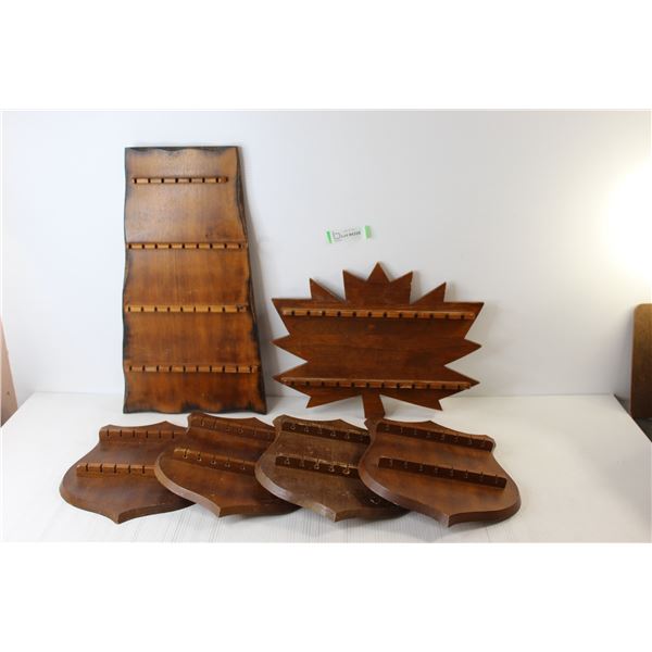 Wooden Souvenir Wall Spoon/Utensil Holders