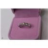 Image 2 : Sterling Silver 5 - Moissanite (2.5c) Ring - Size 5