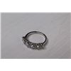 Image 3 : Sterling Silver 5 - Moissanite (2.5c) Ring - Size 5