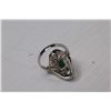 Image 2 : Sterling Silver Ring w/Coloured Stone - Size 7