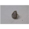 Image 3 : Sterling Silver Dendritic Opal Ring - Size 7.5