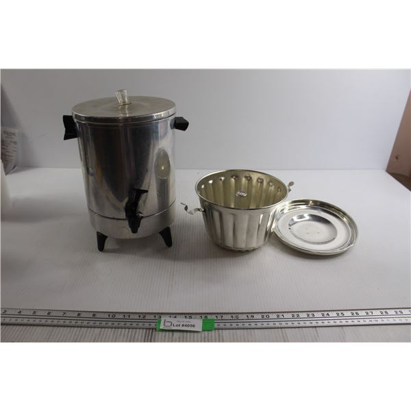 Coffee Percolator, Bundt Pan