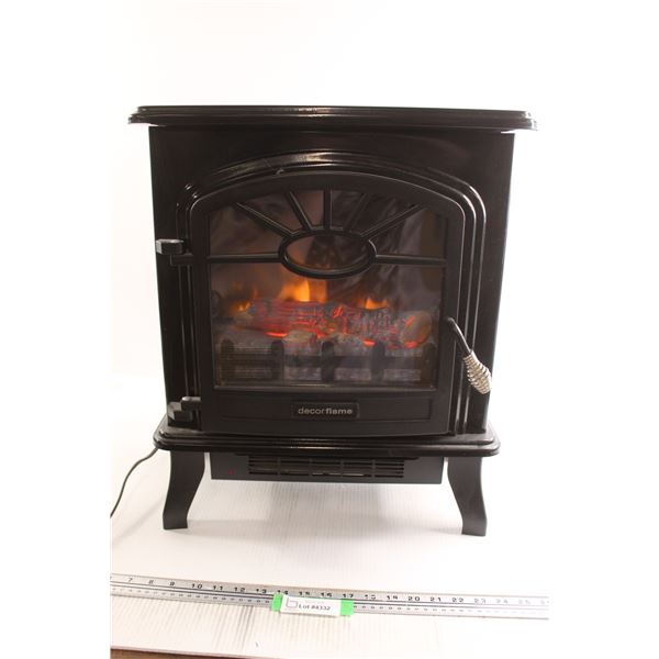 Electric Fireplace - Works, Heats Up