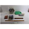 Image 1 : (2) Folding Rulers, Carbon Steel Hole Saw Kit, Assorted Tools