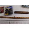 Image 3 : (2) Folding Rulers, Carbon Steel Hole Saw Kit, Assorted Tools