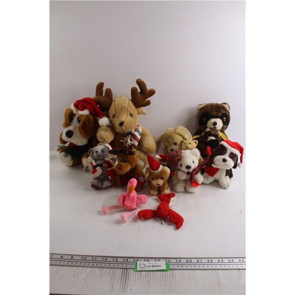 (13) Stuffed Animals - Ty Beanie Babies