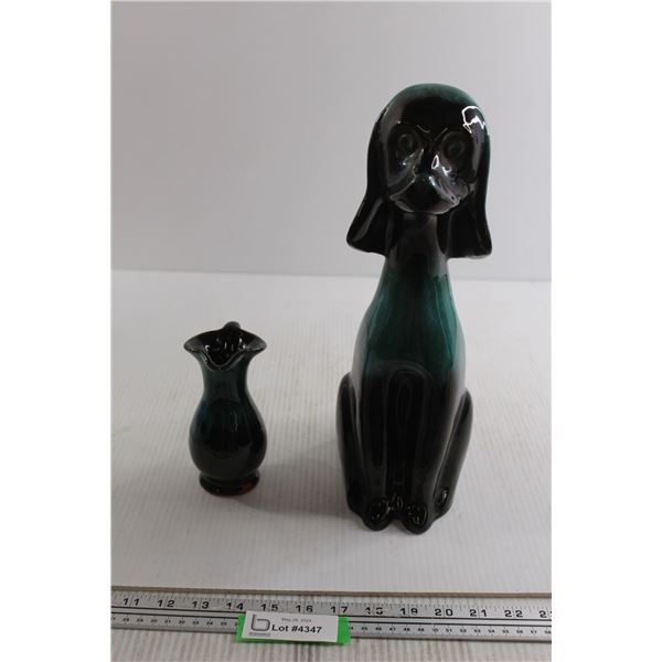 (2) Blue Mountain-Inspired Potteries