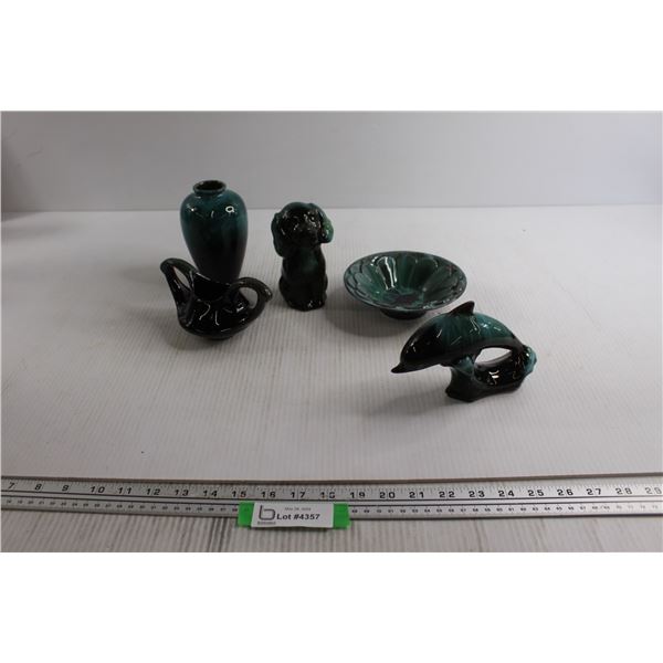 (5) Blue Mountain-Inspired Potteries