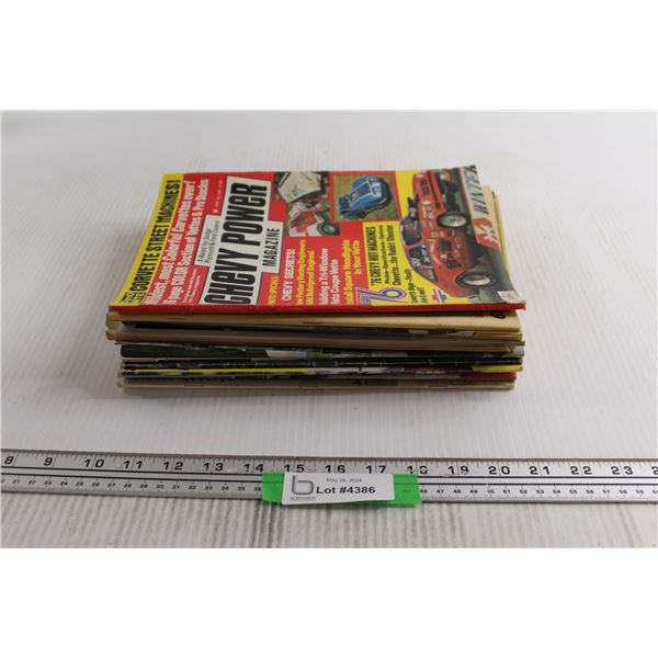 (14)) Car Magazines - Hot Rodding, Muscle Cars