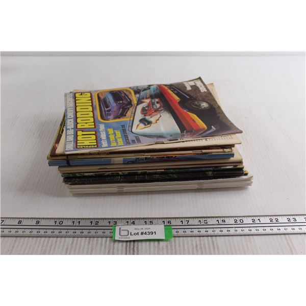 (20) Car Magazines - Hot Rodding, Canadian Chevelle Beaumont News