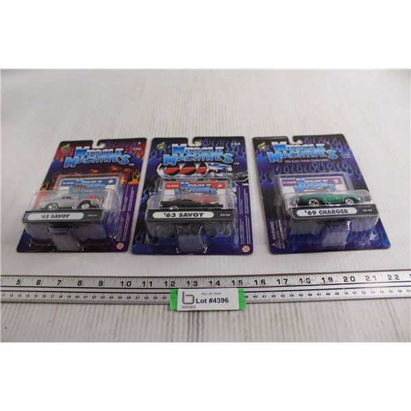 (3) Muscle Machine Toy Cars - Sealed
