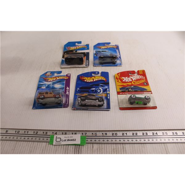 (5) Hot Wheels - (4) are Sealed