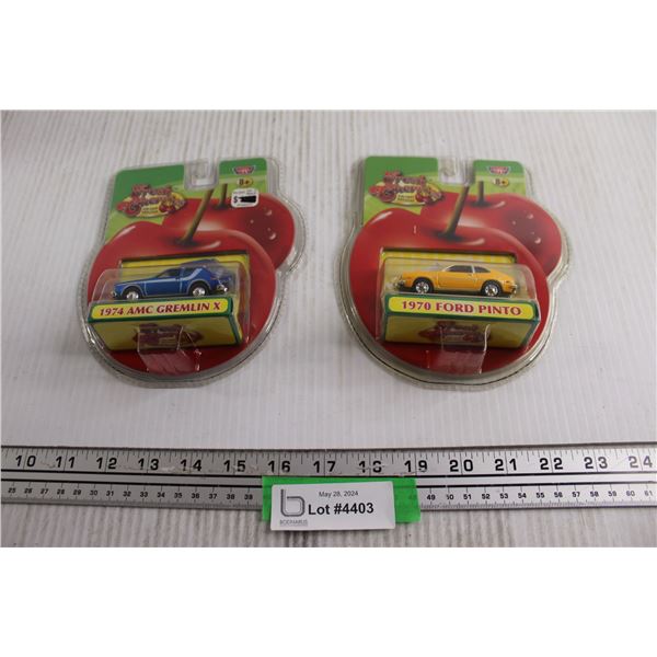 (2) Fresh Cherries Toy Cars - Sealed