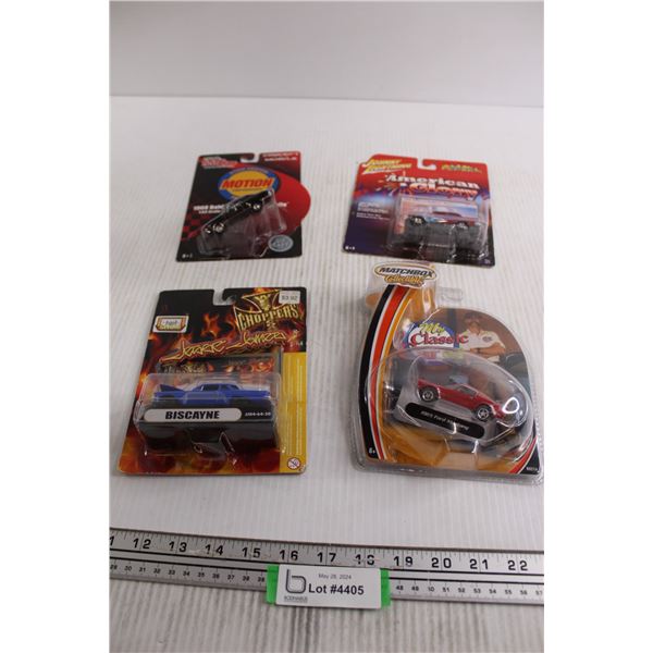 (4) Toy Cars - (3) Sealed