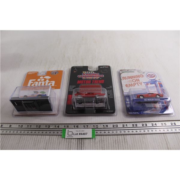 (3) Toy Cars - Sealed