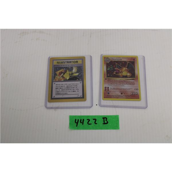 (2) Pokemon Cards - Not Authenticated